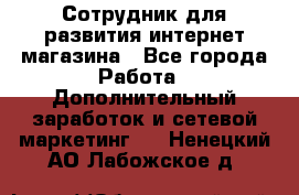 Сотрудник для развития интернет-магазина - Все города Работа » Дополнительный заработок и сетевой маркетинг   . Ненецкий АО,Лабожское д.